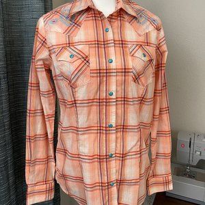 Wrangler retro cowboy blouse.